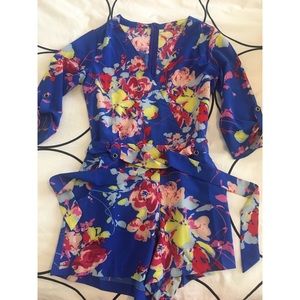 Fun and colorful romper!